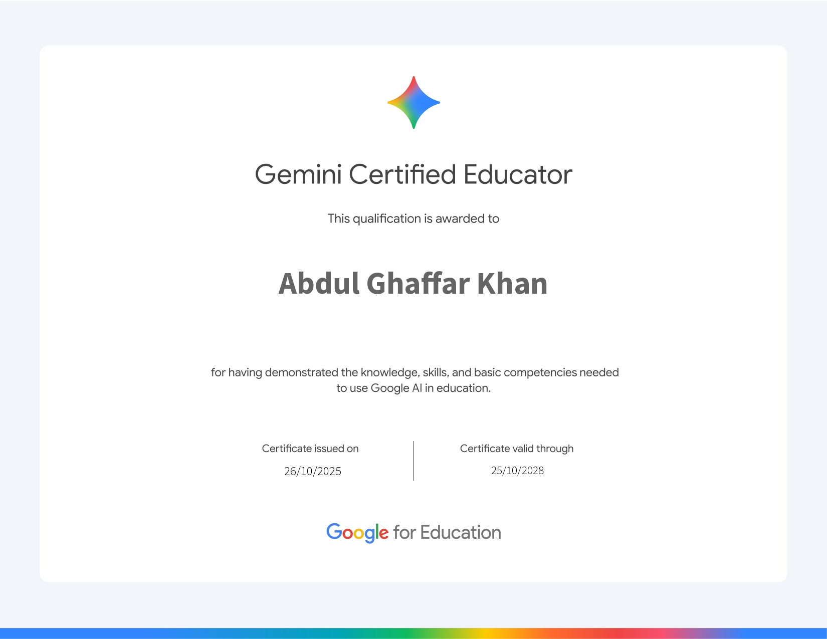 Certificate 2